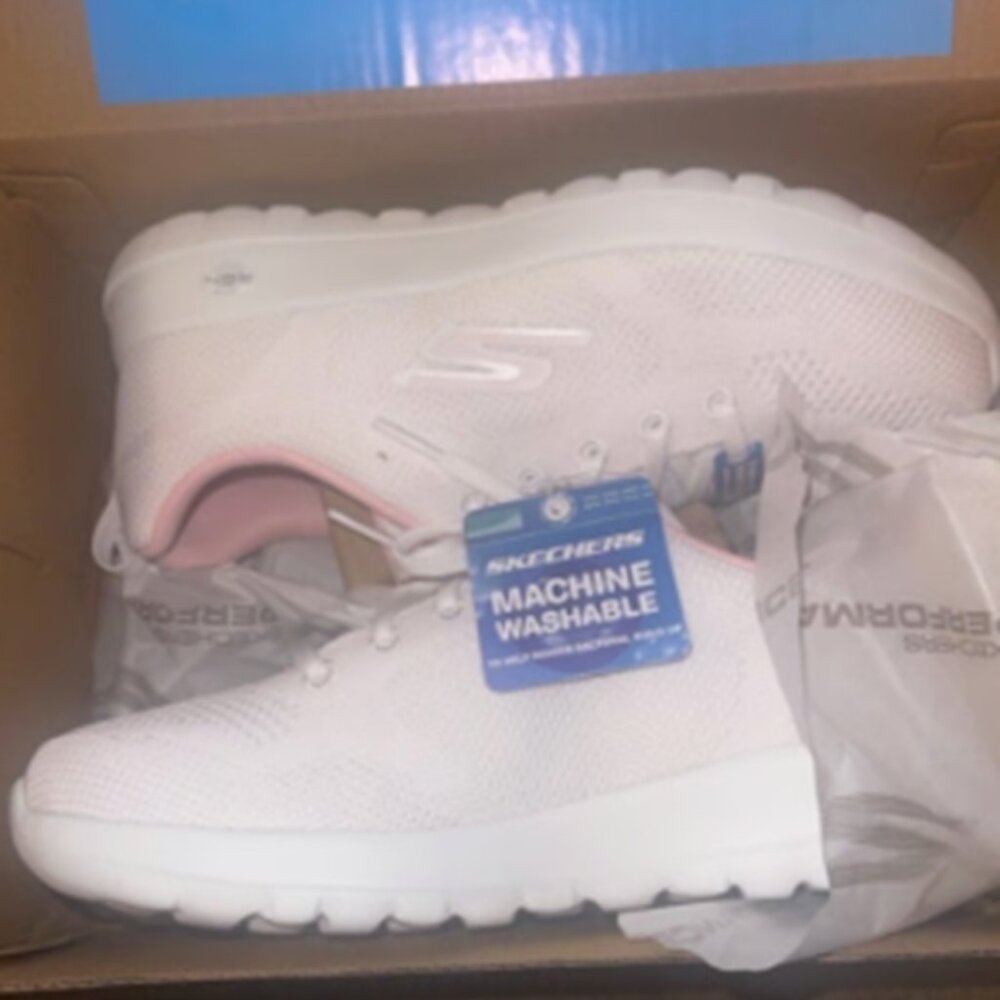 Skechers Go Walk Joy Lace Sneakers Women’s 8 Lightweight NWB - A405